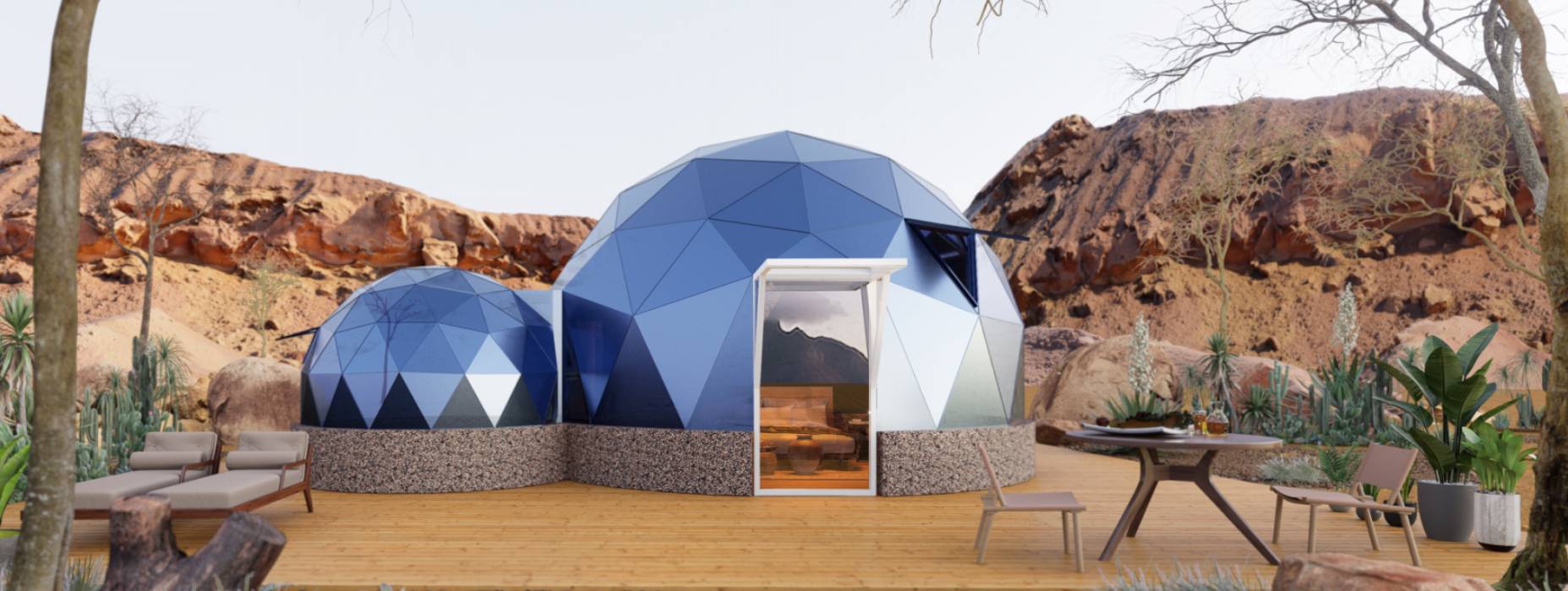 陈巴尔虎旗球形智能光伏玻璃星空房